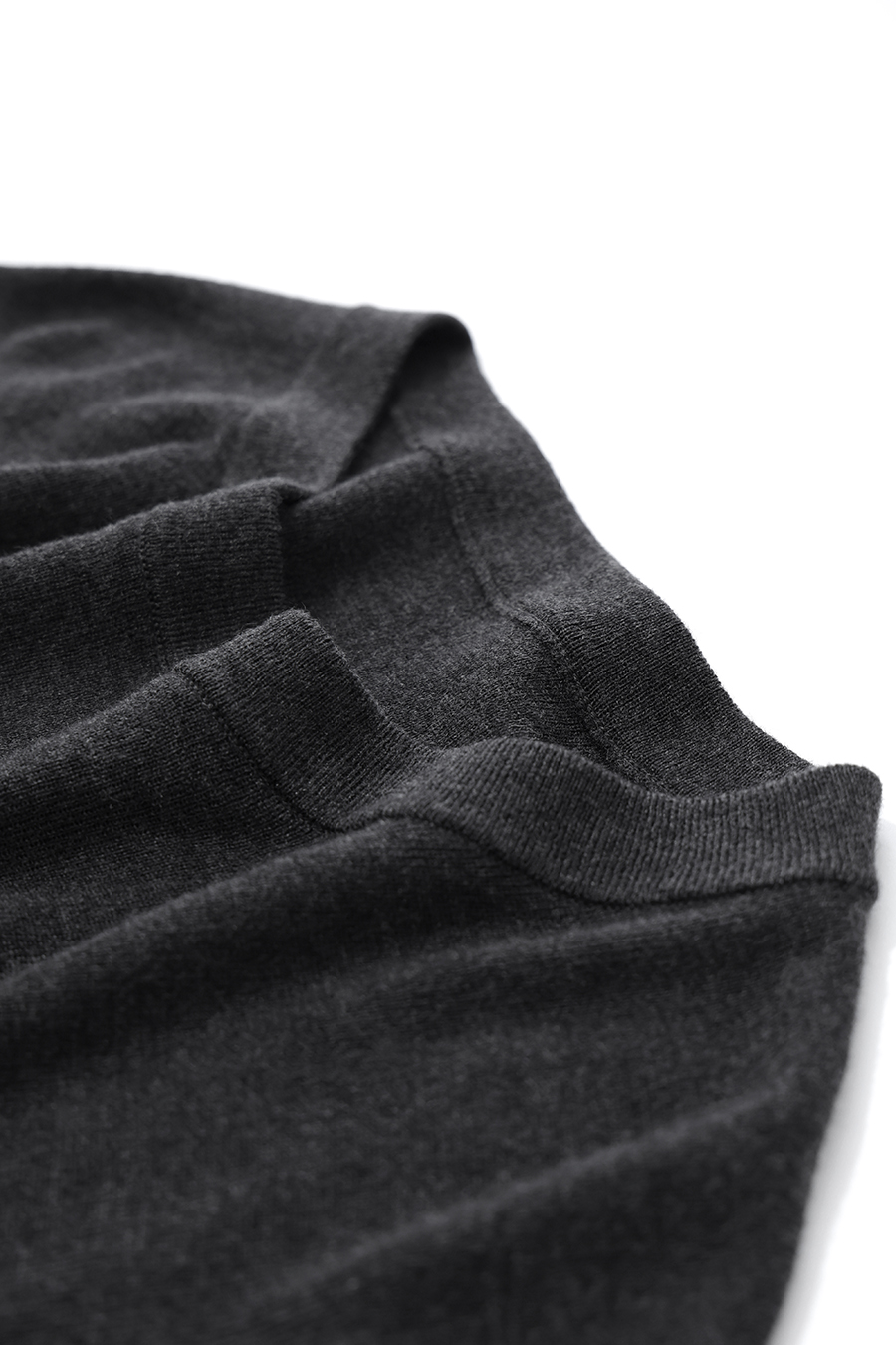 Crew Neck Loose-Fit Long Sleeve Sweater|AMII