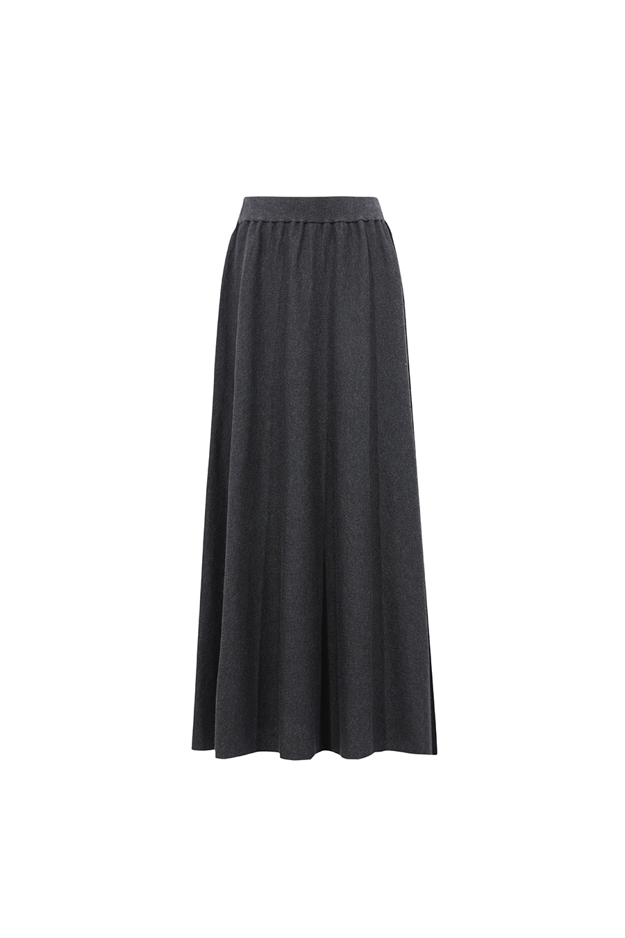 A-Line Knit Midi Skirt|AMII