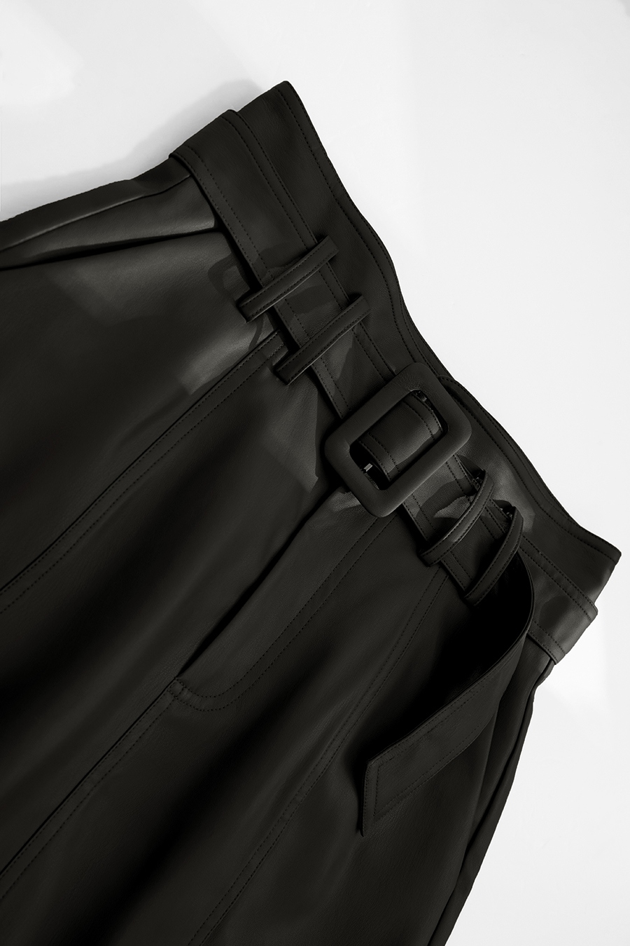 Eco-Leather Skirt|AMII