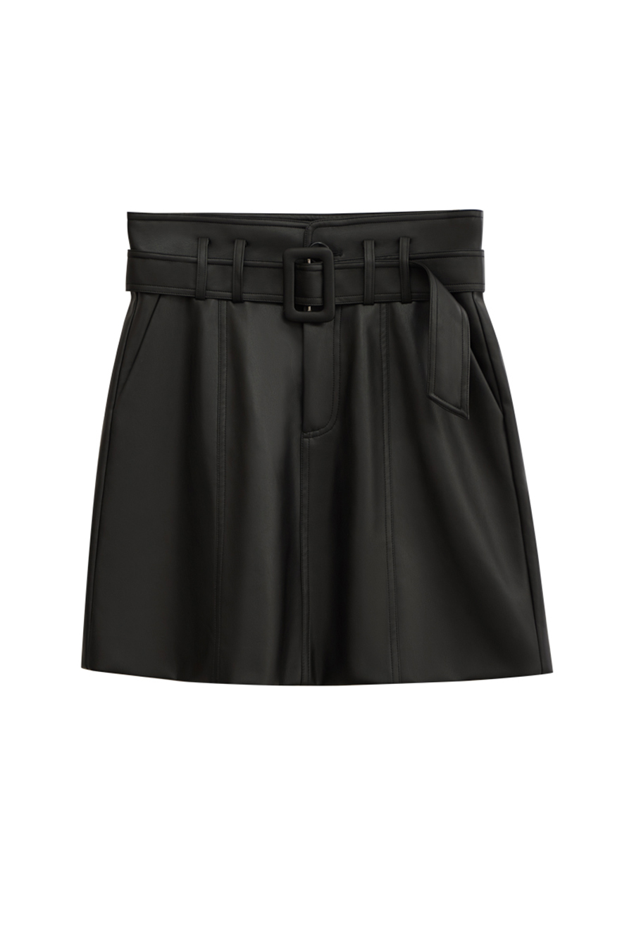 Eco-Leather Skirt|AMII