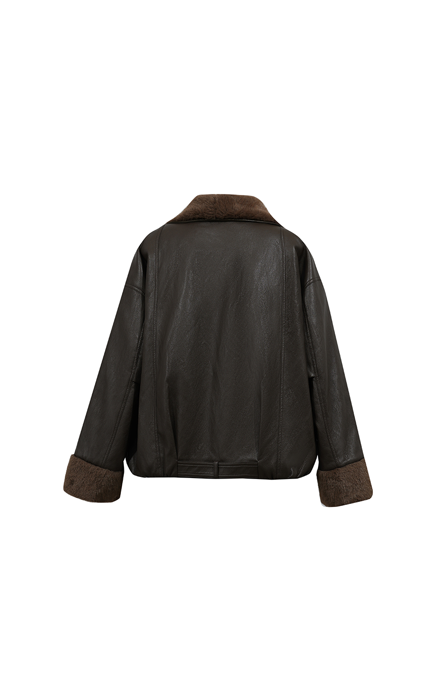 Eco Vegan Leather Padded Jacket|AMII