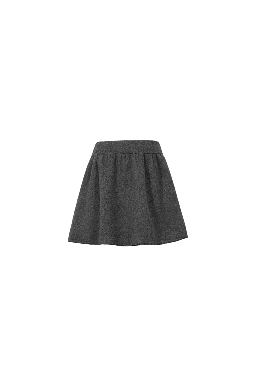 Wool Double-Faced Skirt|AMII
