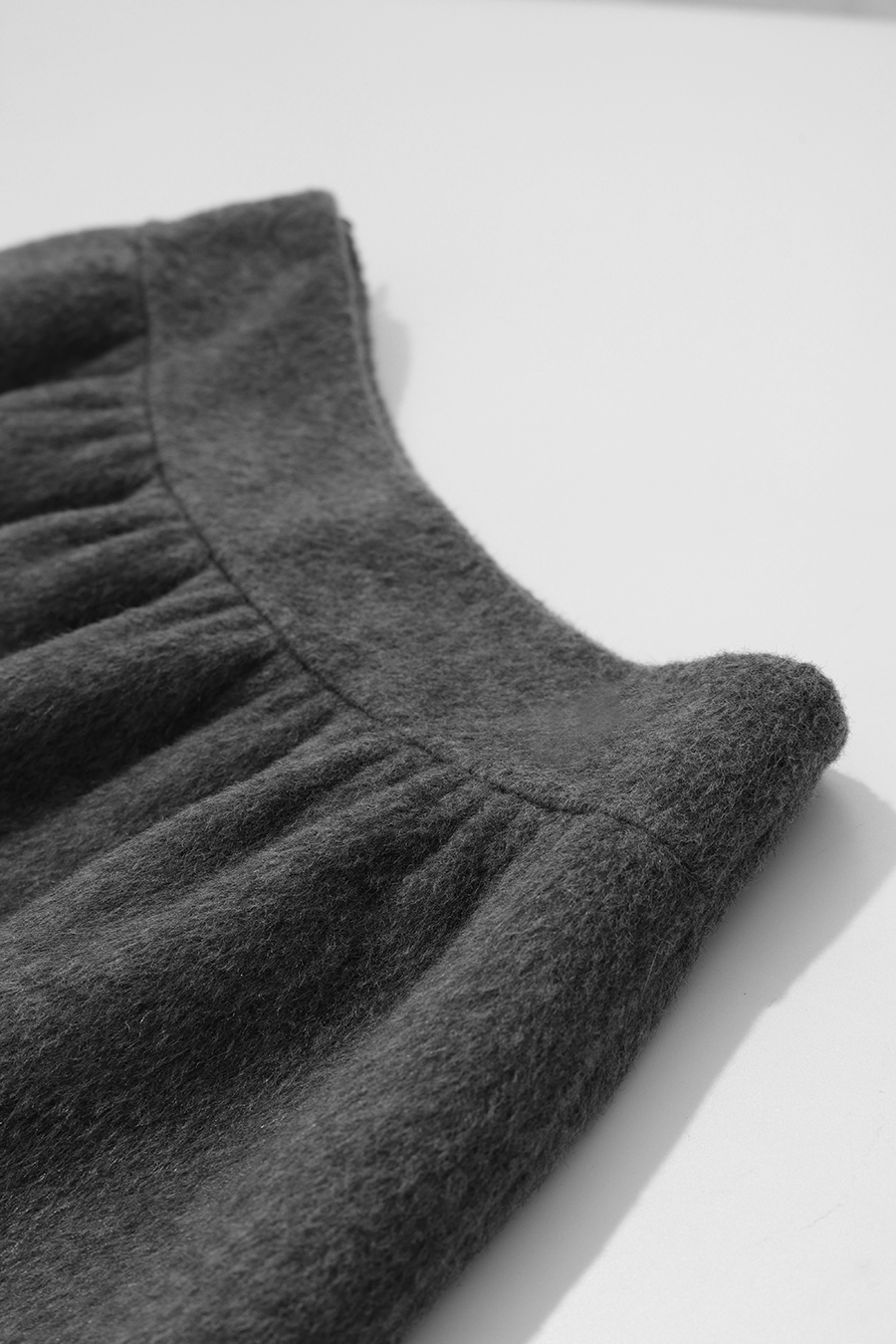Wool Double-Faced Skirt|AMII