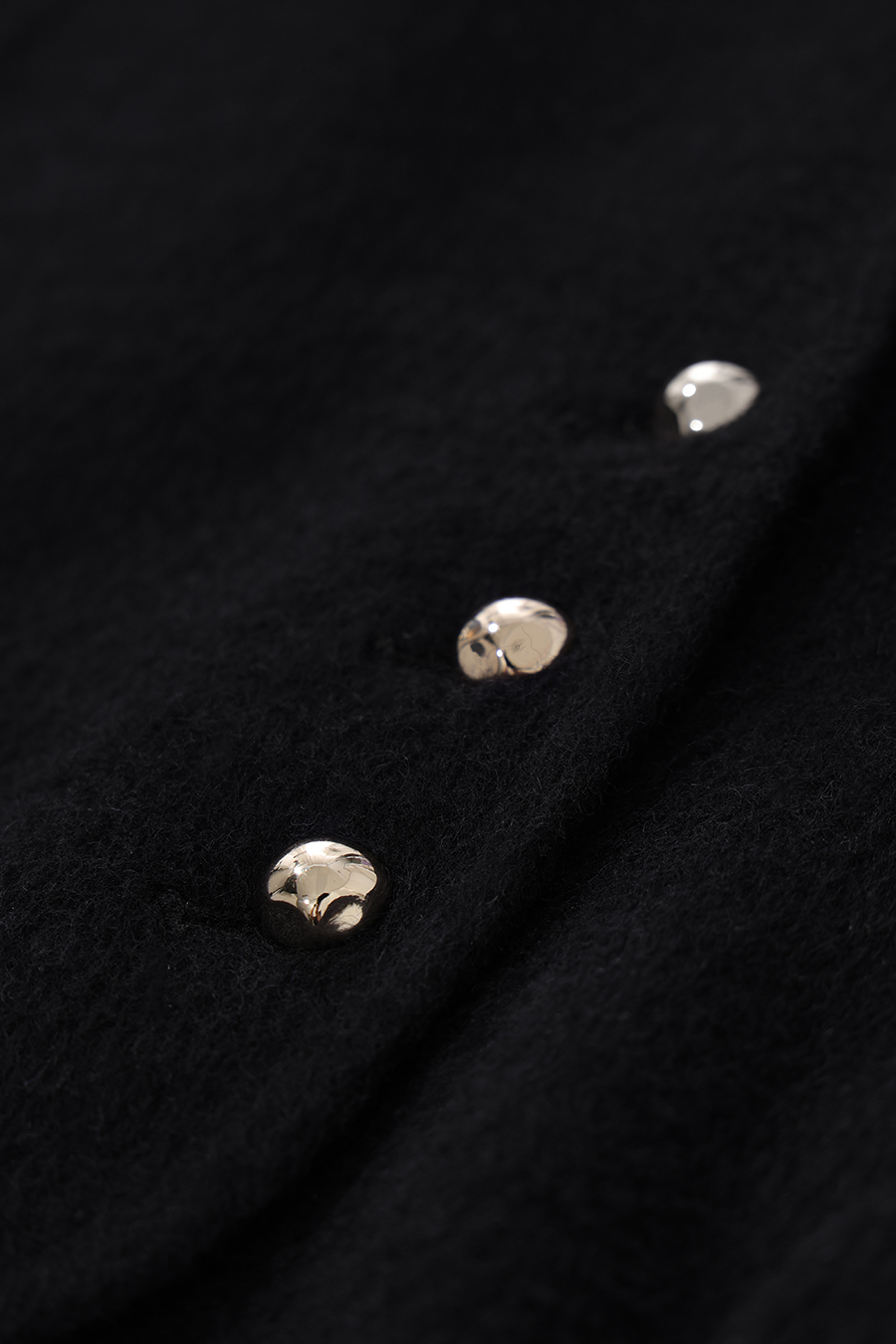 Short Stand Collar Double-Face Wool Jacket|AMII