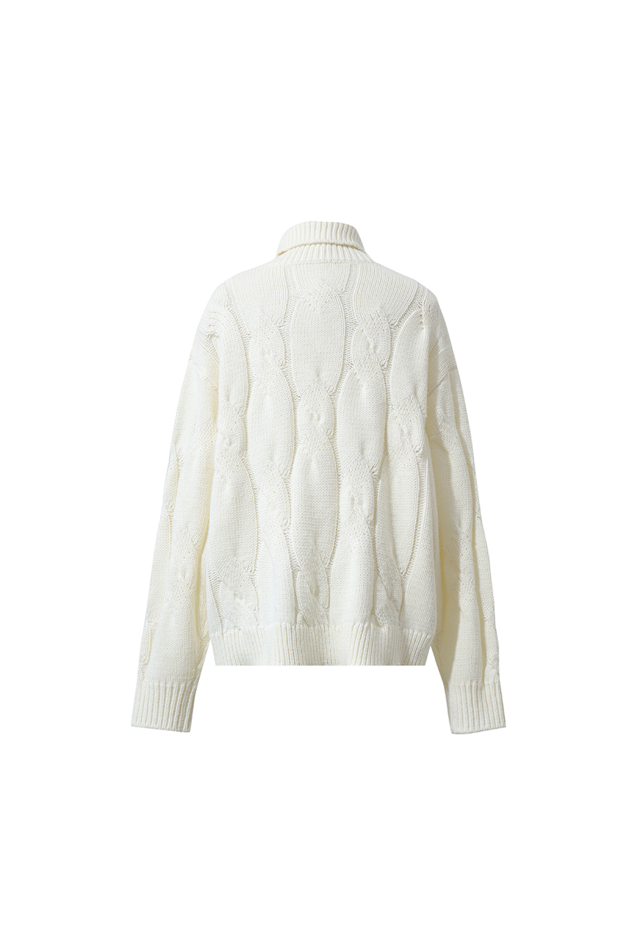 Bead-Embellished Floral Knit Sweater|AMII