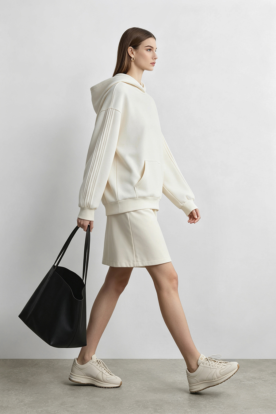 Hooded Drop Shoulder Sweatshirt|AMII