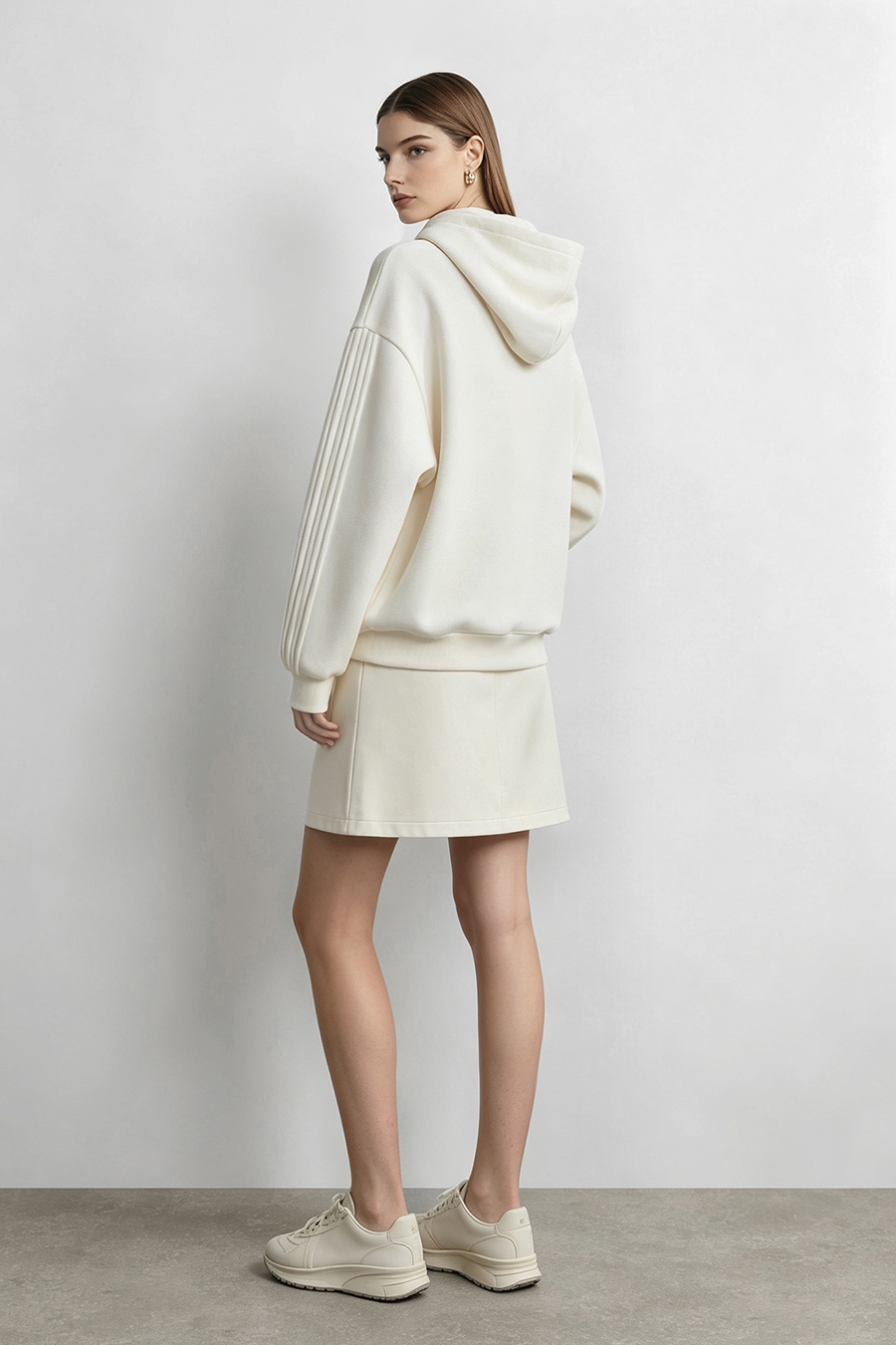 Hooded Drop Shoulder Sweatshirt|AMII