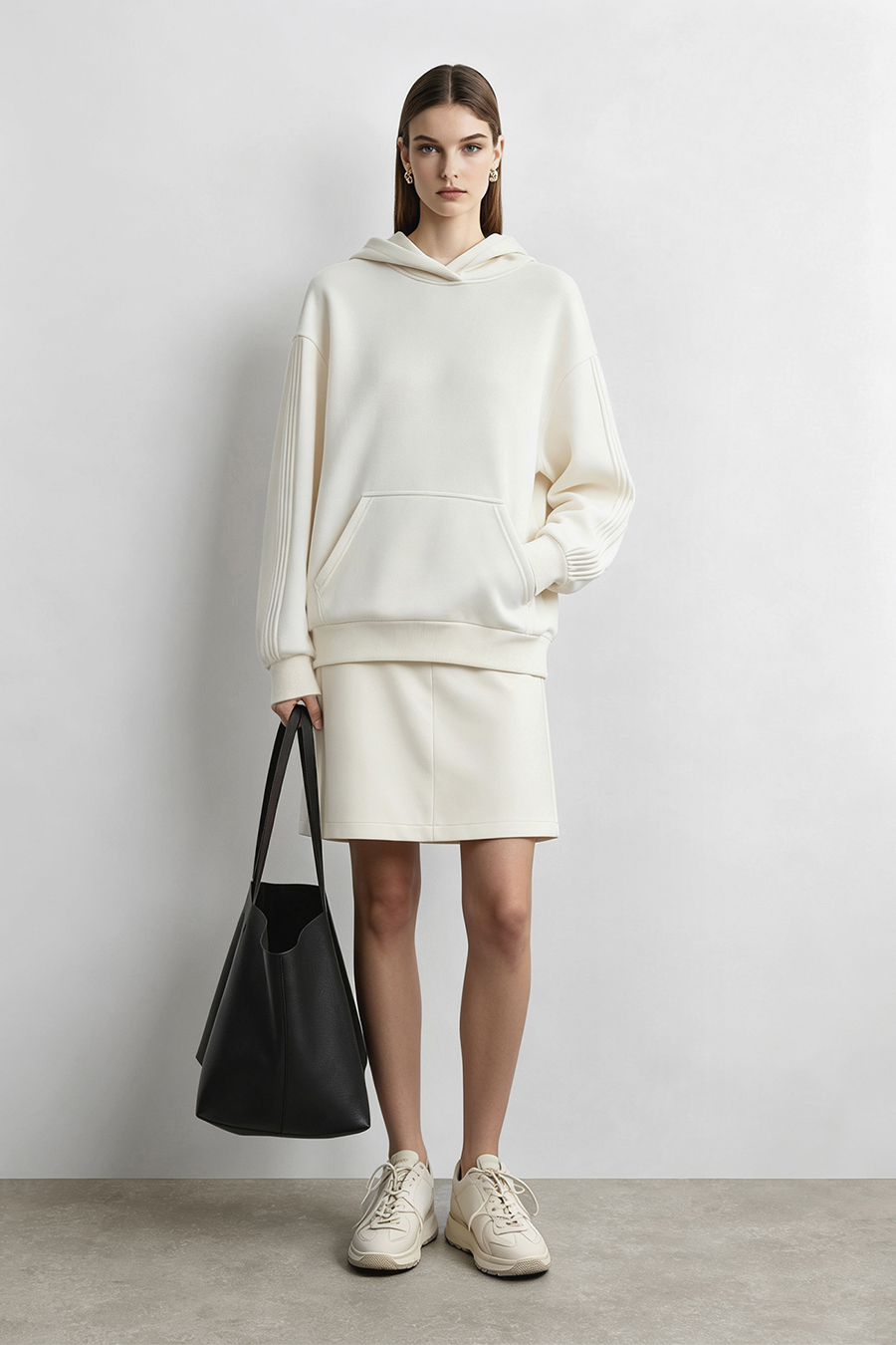 Hooded Drop Shoulder Sweatshirt|AMII