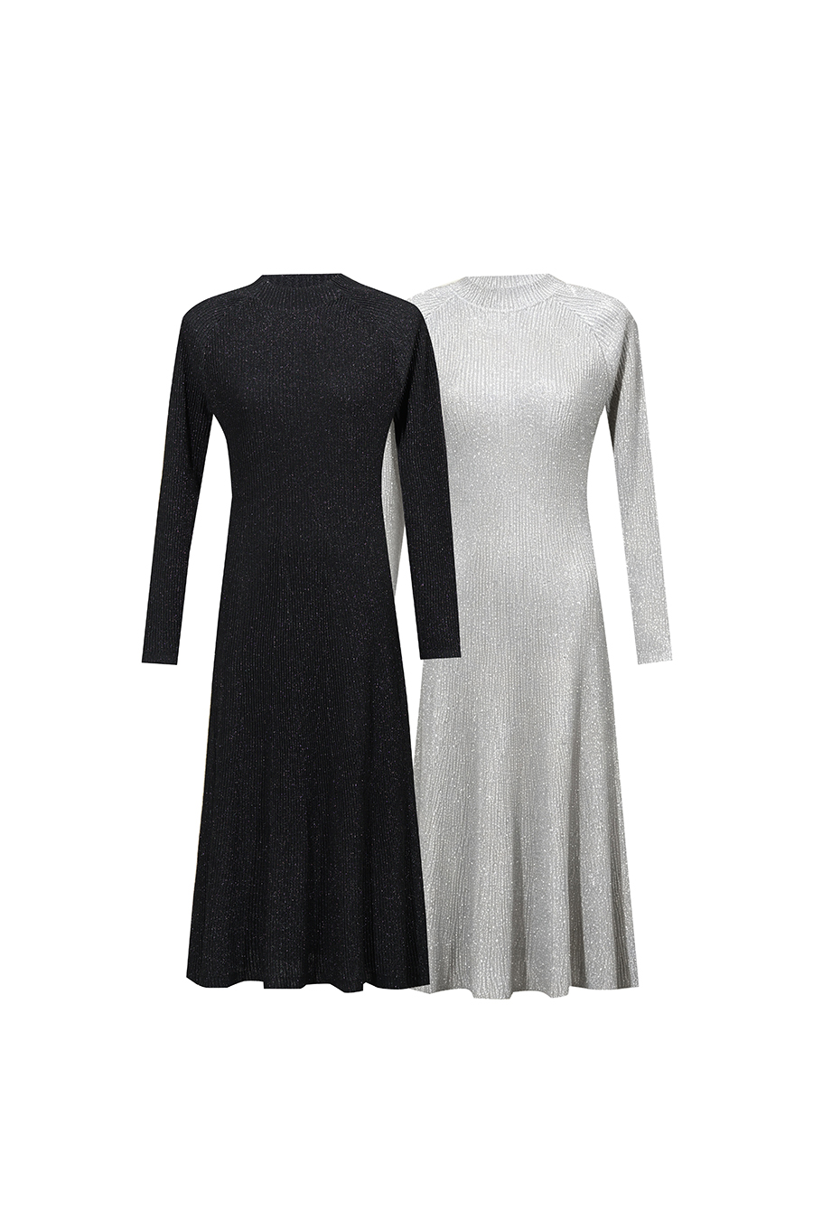 Mock Neck Mermaid Dress|AMII