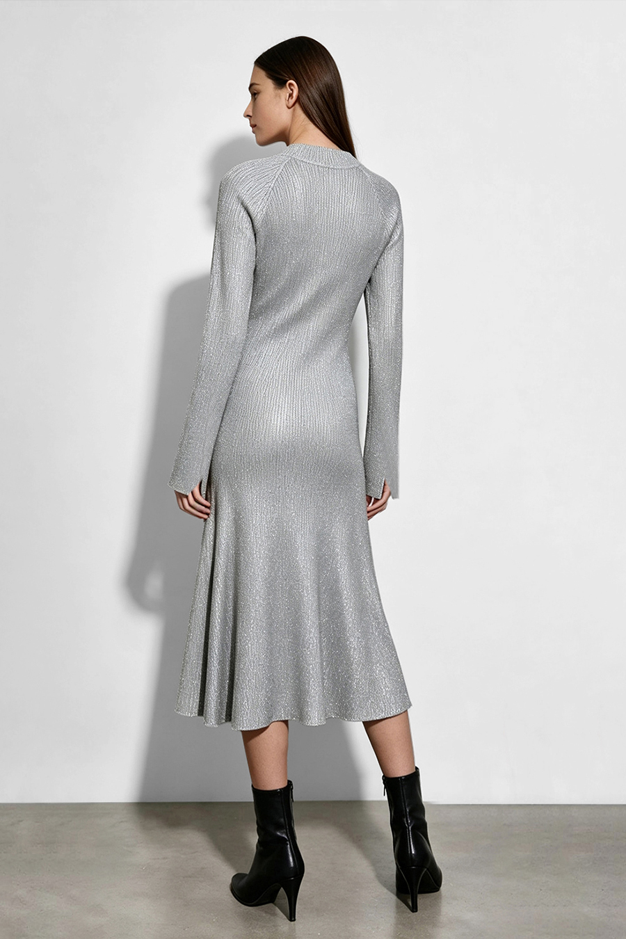 Mock Neck Mermaid Dress|AMII