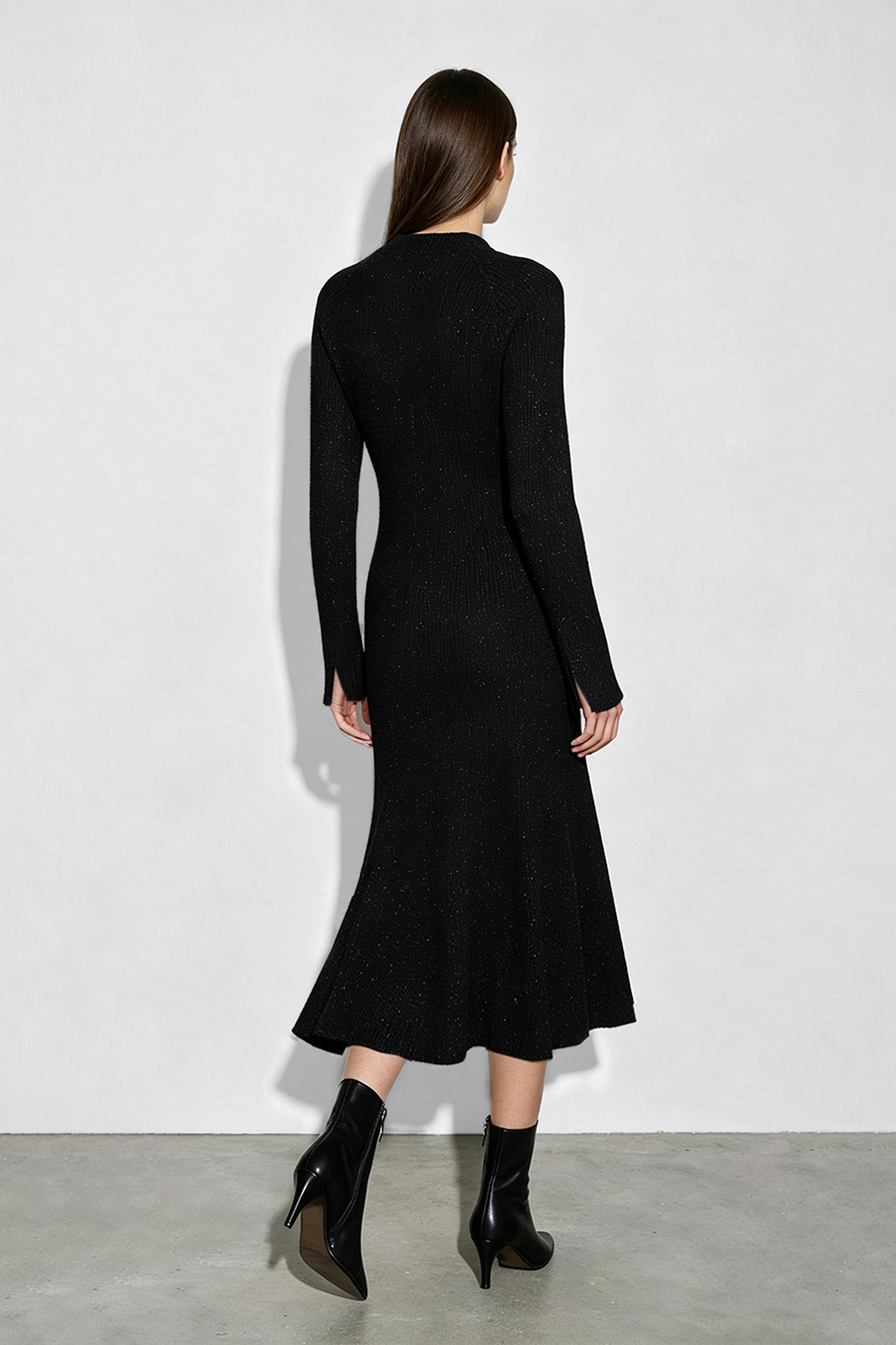 Mock Neck Mermaid Dress|AMII