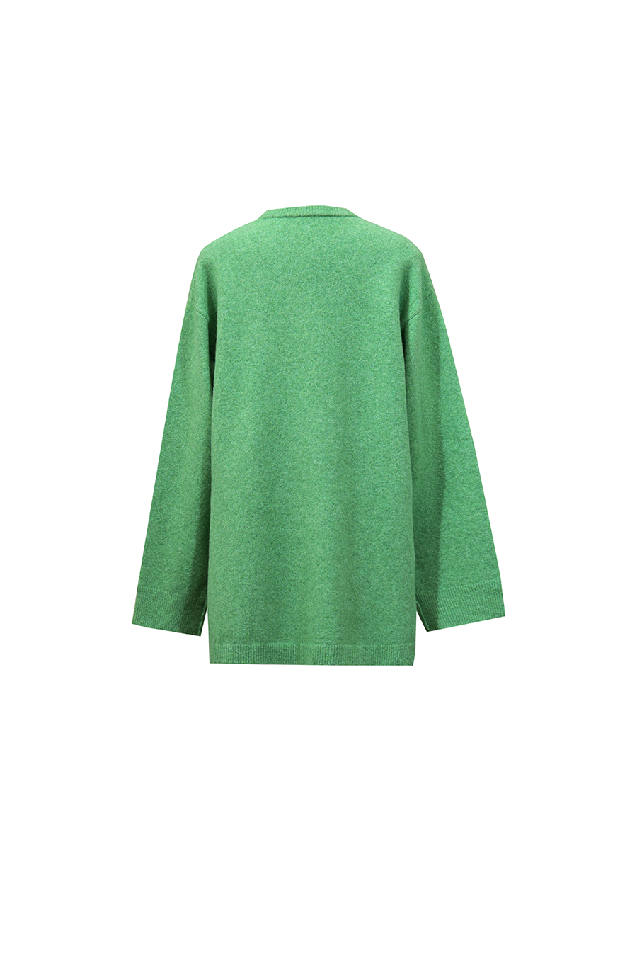 Drawstring Pocket Drop-Shoulder Knit Sweater|AMII