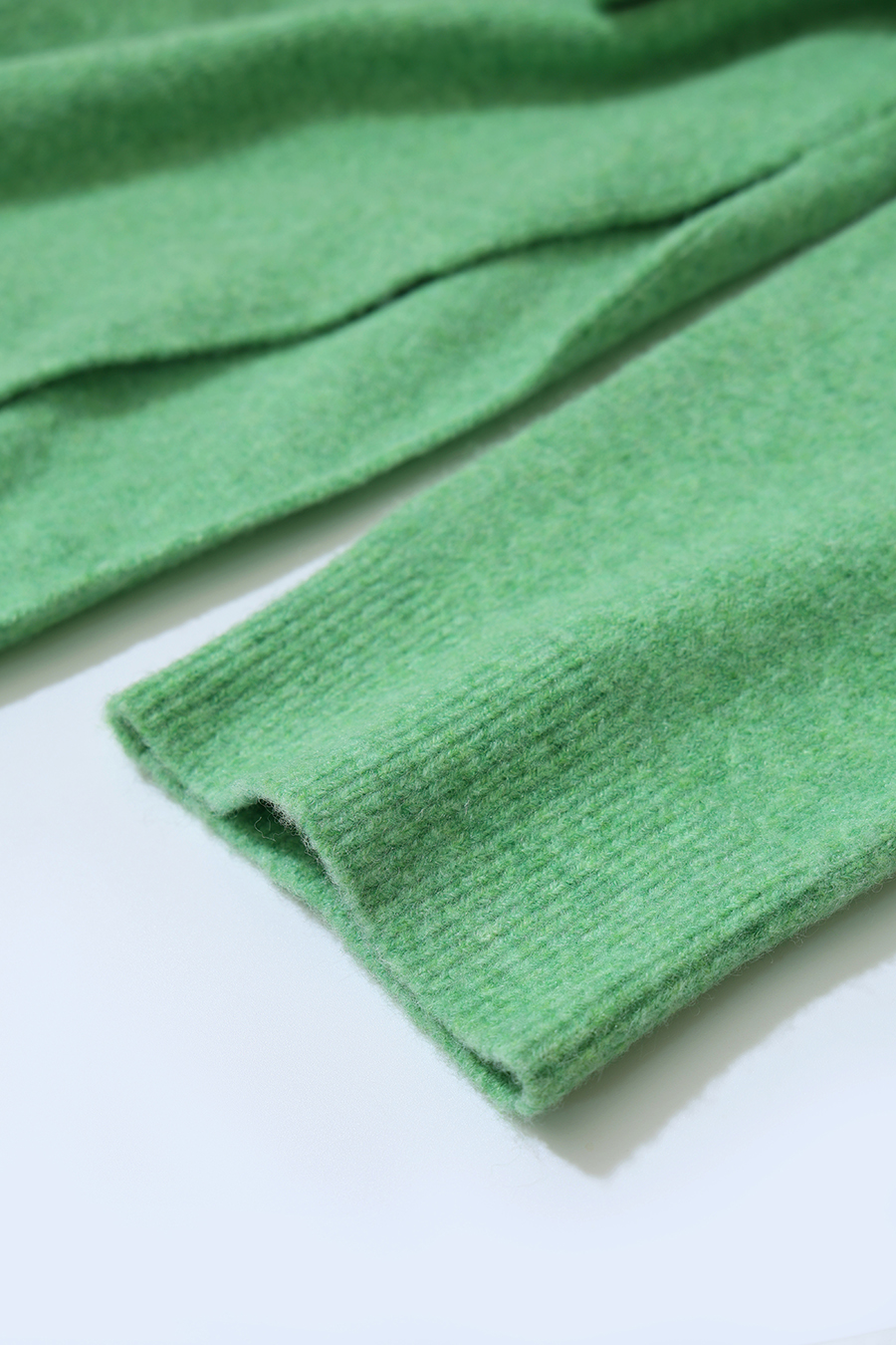 Drawstring Pocket Drop-Shoulder Knit Sweater|AMII
