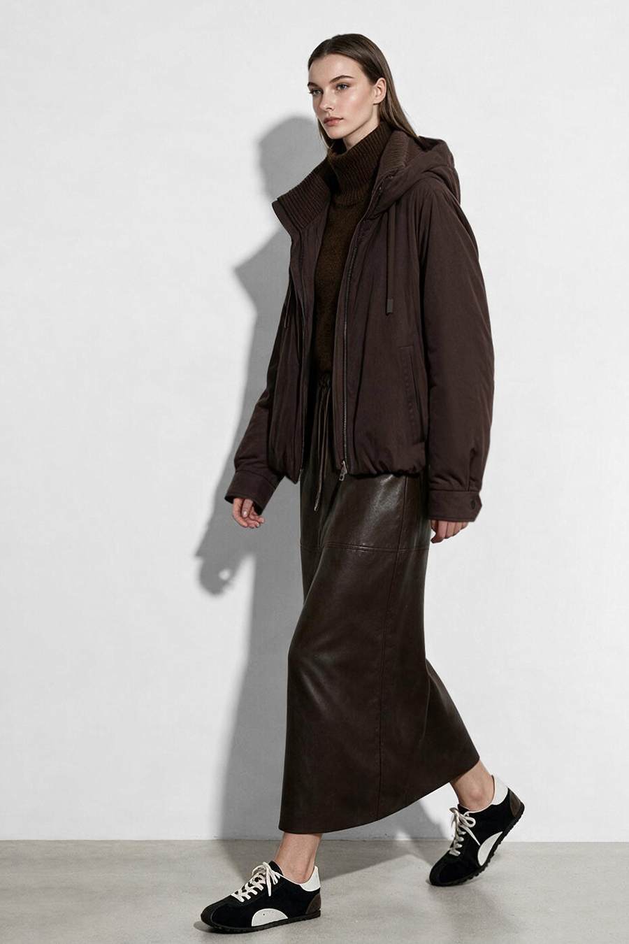 Lyocell-Cotton Down Jacket|AMII