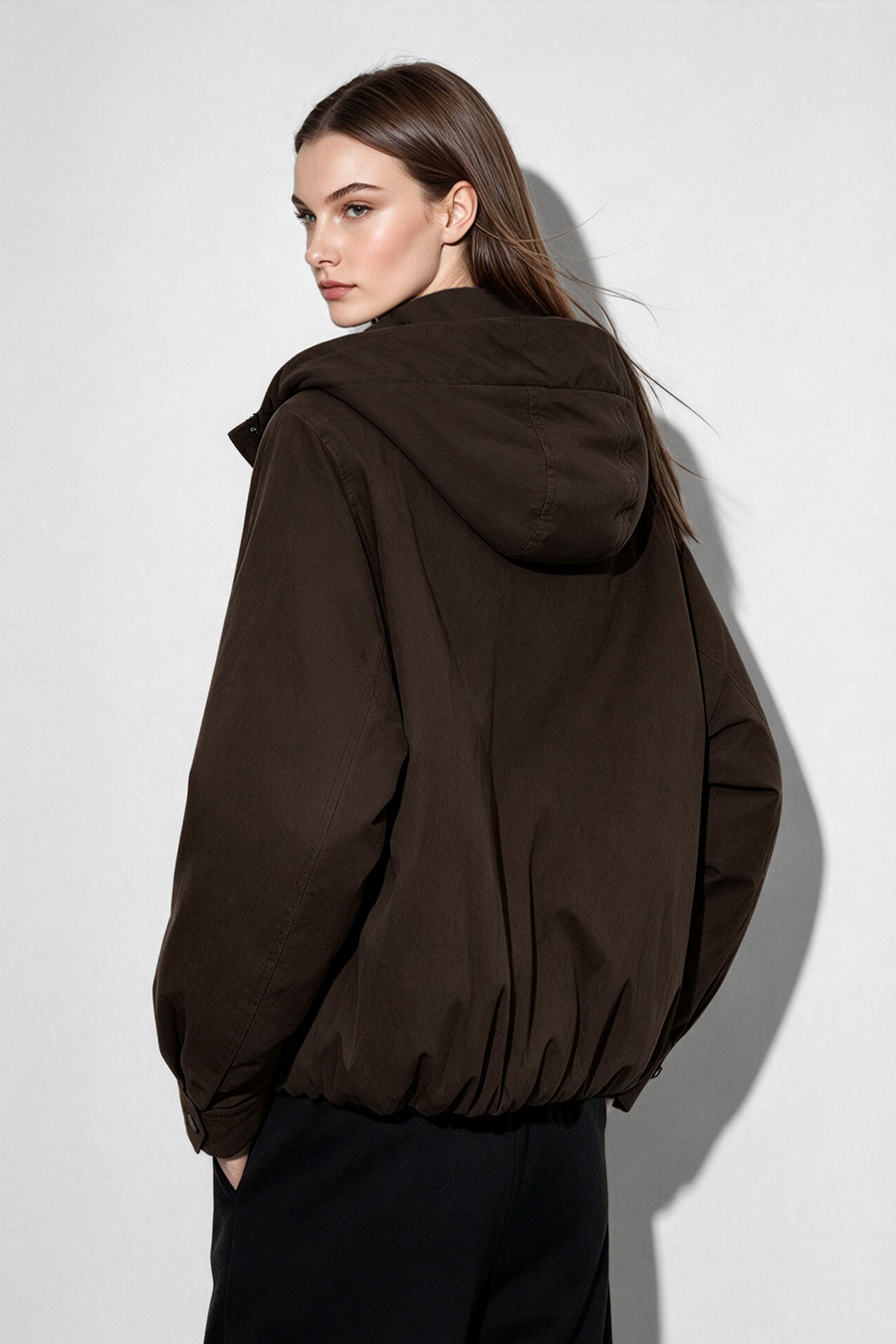 Lyocell-Cotton Down Jacket|AMII