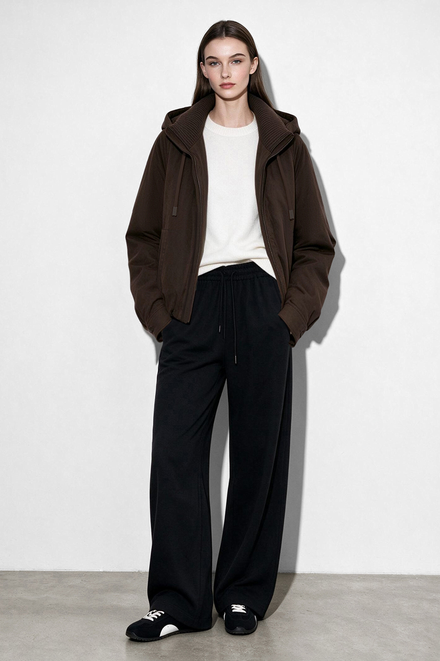 Lyocell-Cotton Down Jacket|AMII