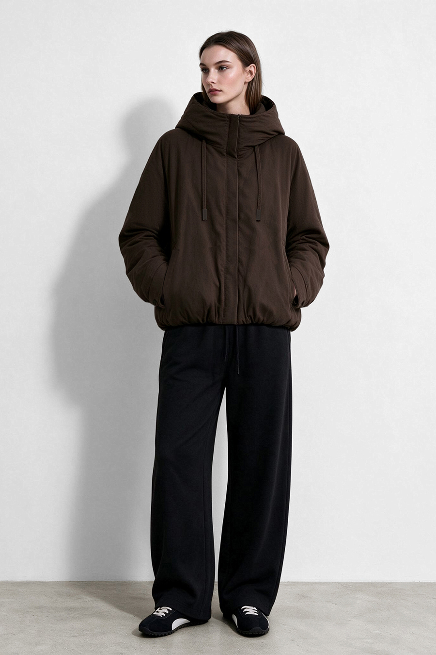Lyocell-Cotton Down Jacket|AMII