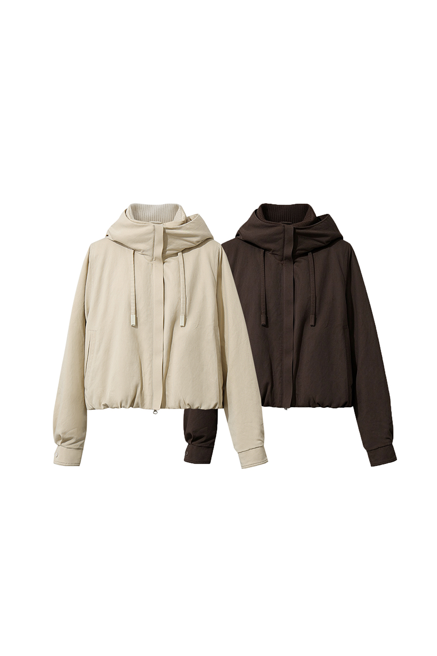 Lyocell-Cotton Down Jacket|AMII