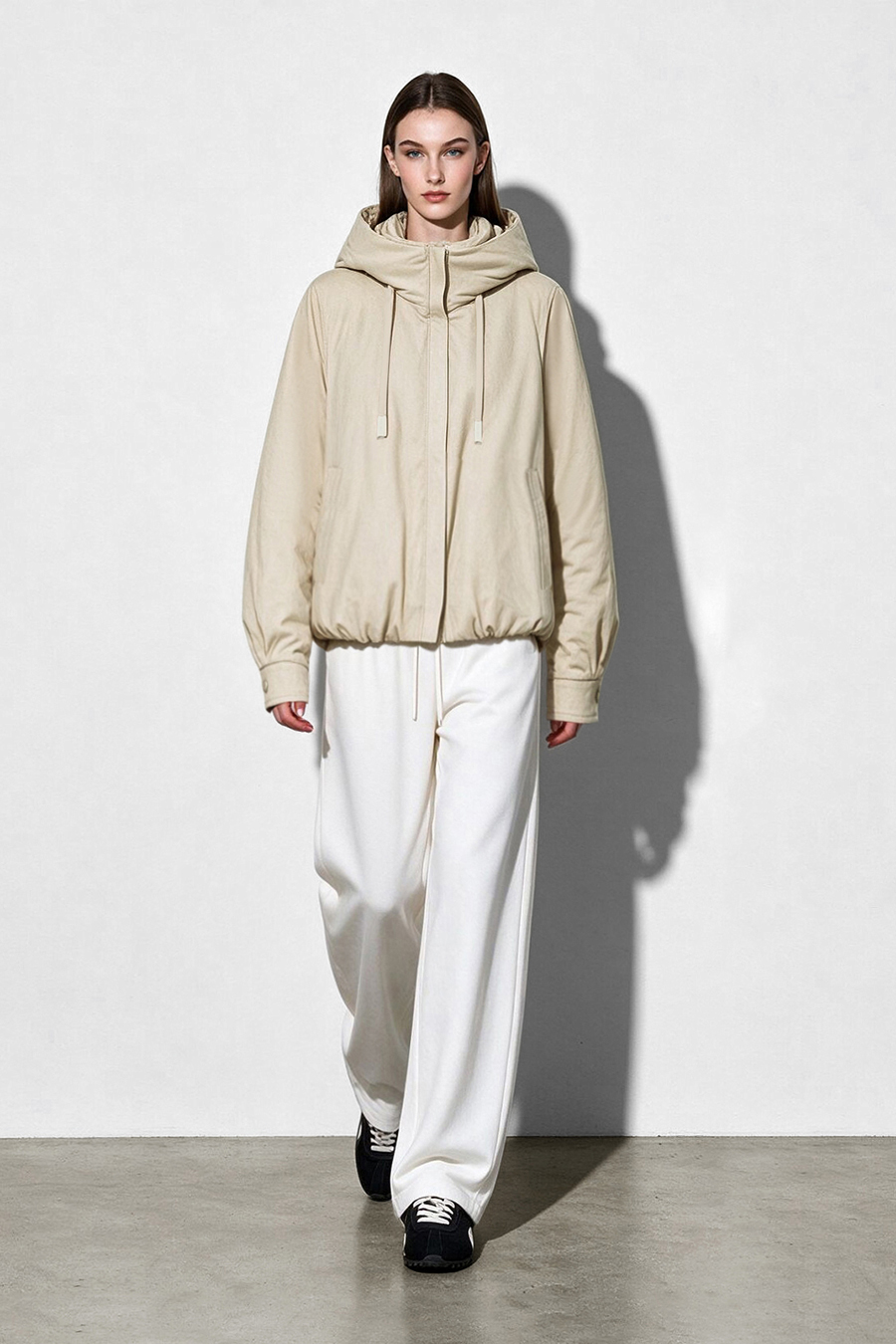 Lyocell-Cotton Down Jacket|AMII