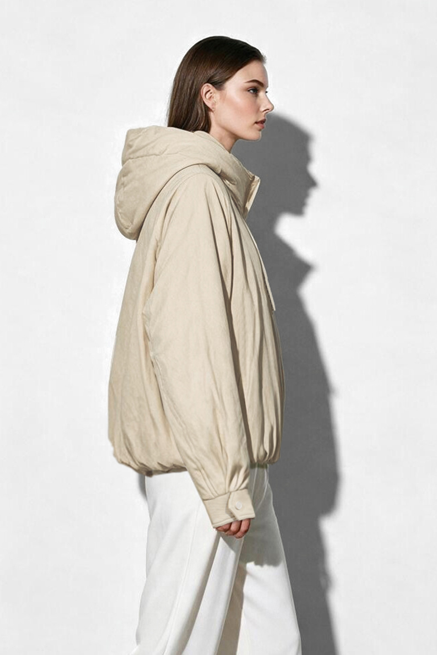 Lyocell-Cotton Down Jacket|AMII