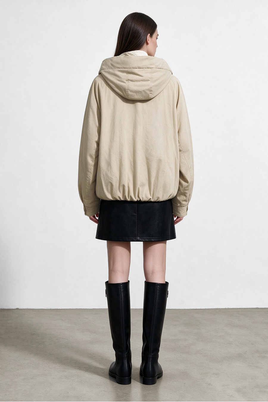 Lyocell-Cotton Down Jacket|AMII