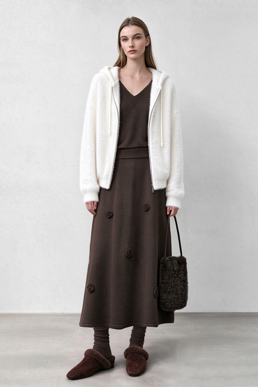 Hand-Crochet Skirt|AMII