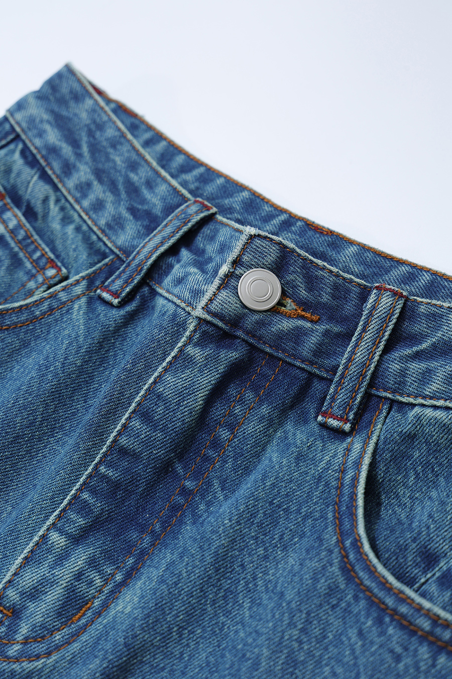 Versatile Wide-Leg Jeans|AMII