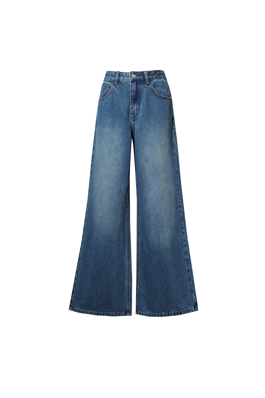 Versatile Wide-Leg Jeans|AMII