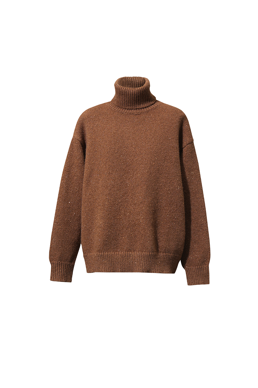 Metallic Sequin Yarn Sweater|AMII