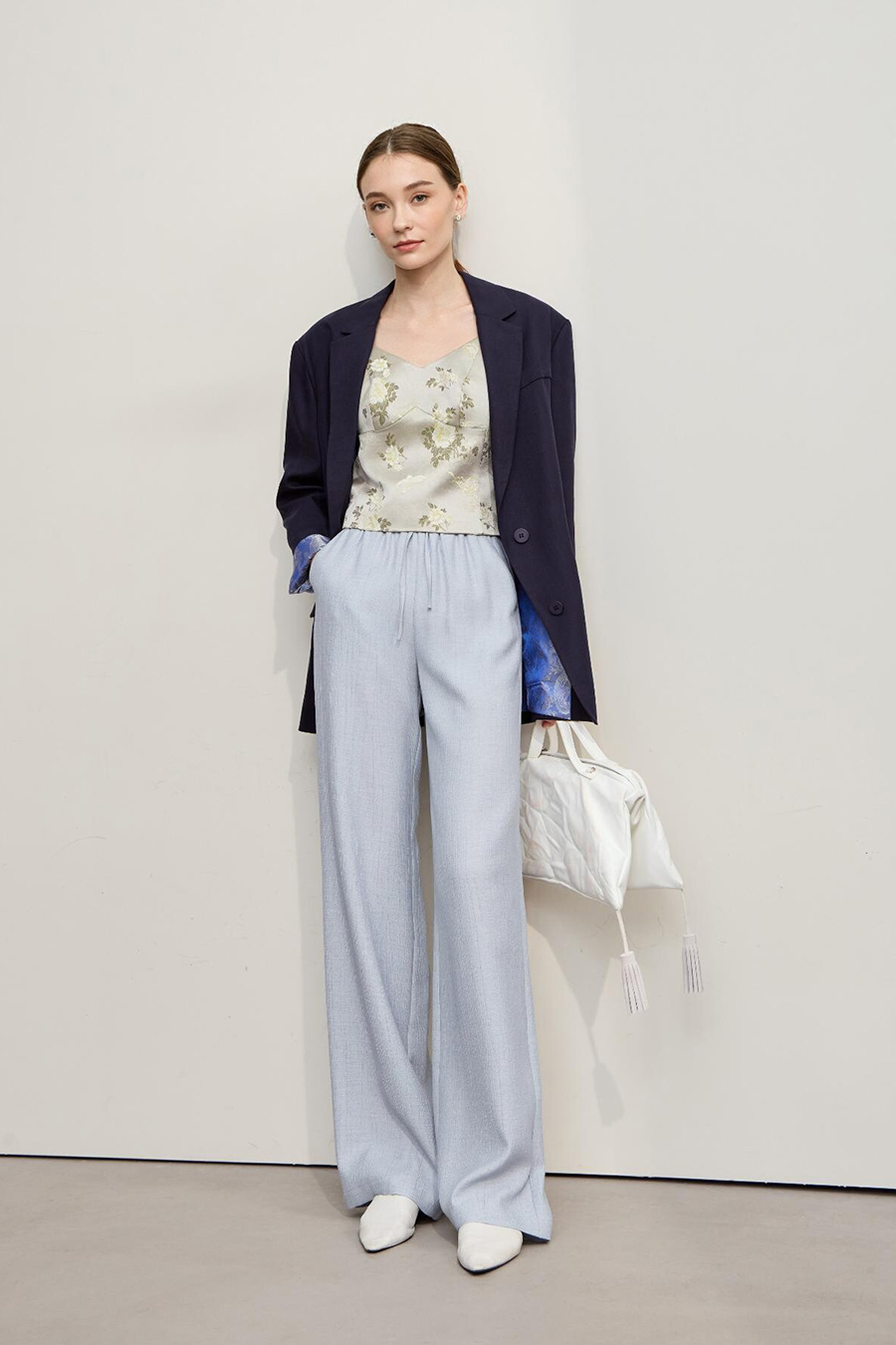 Chinese-style jacquard camisole|AMII