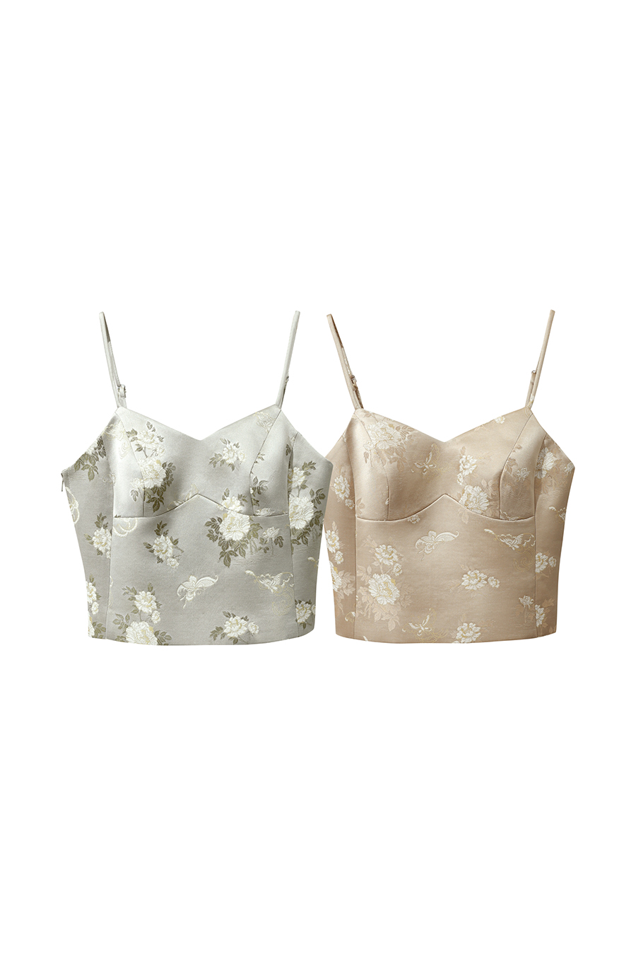 Chinese-style jacquard camisole|AMII