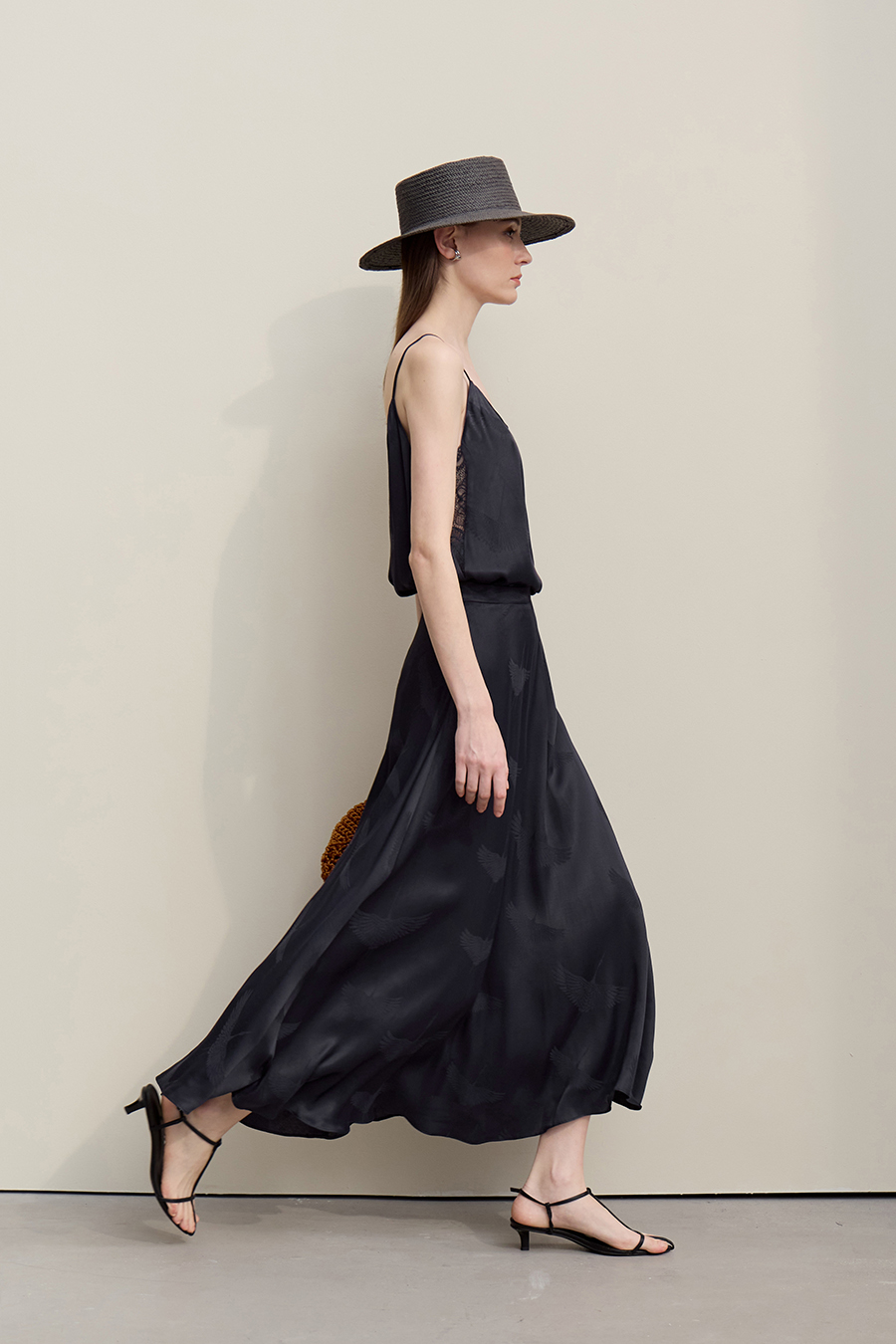 Crane jacquard camisole|AMII