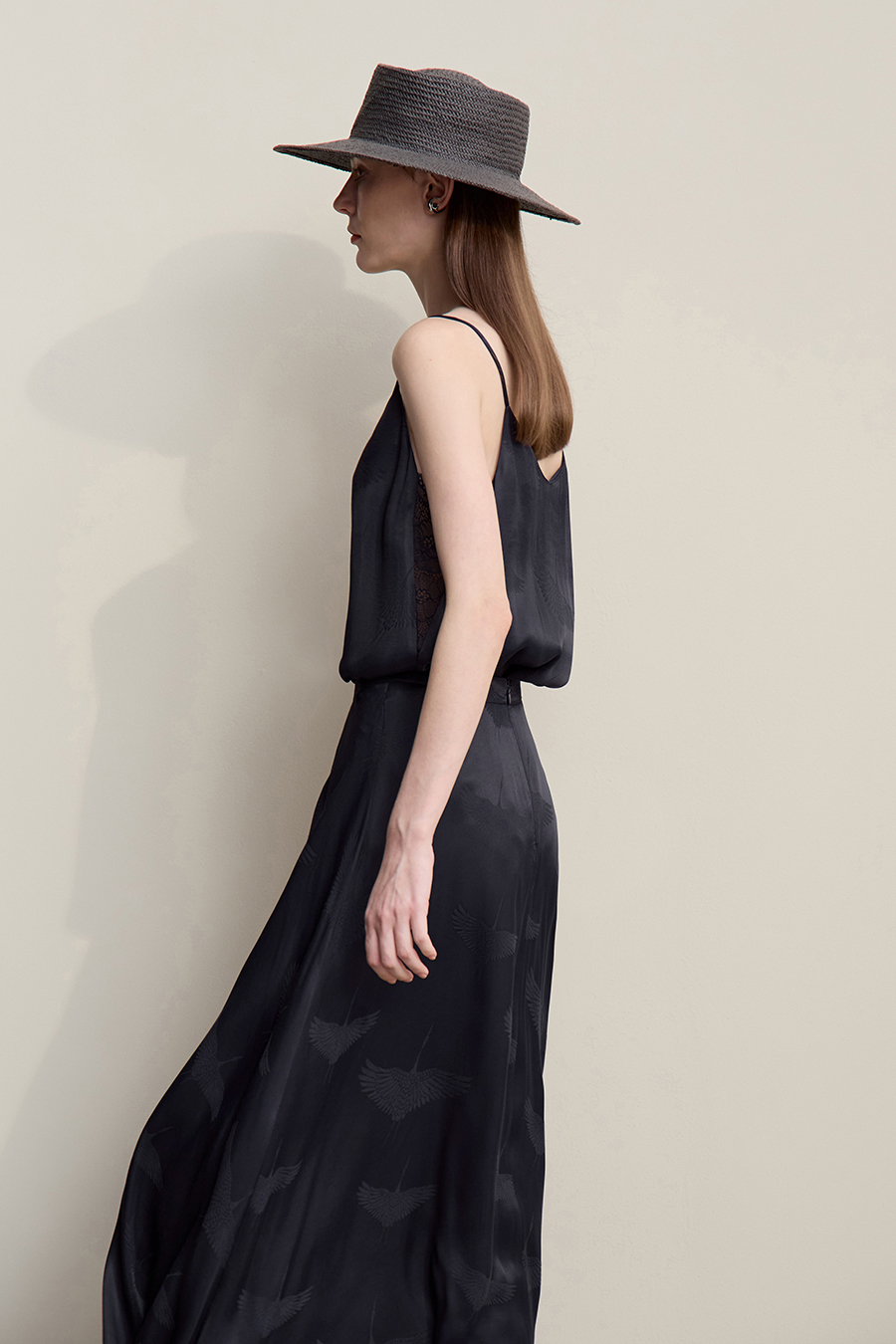 Crane jacquard camisole|AMII