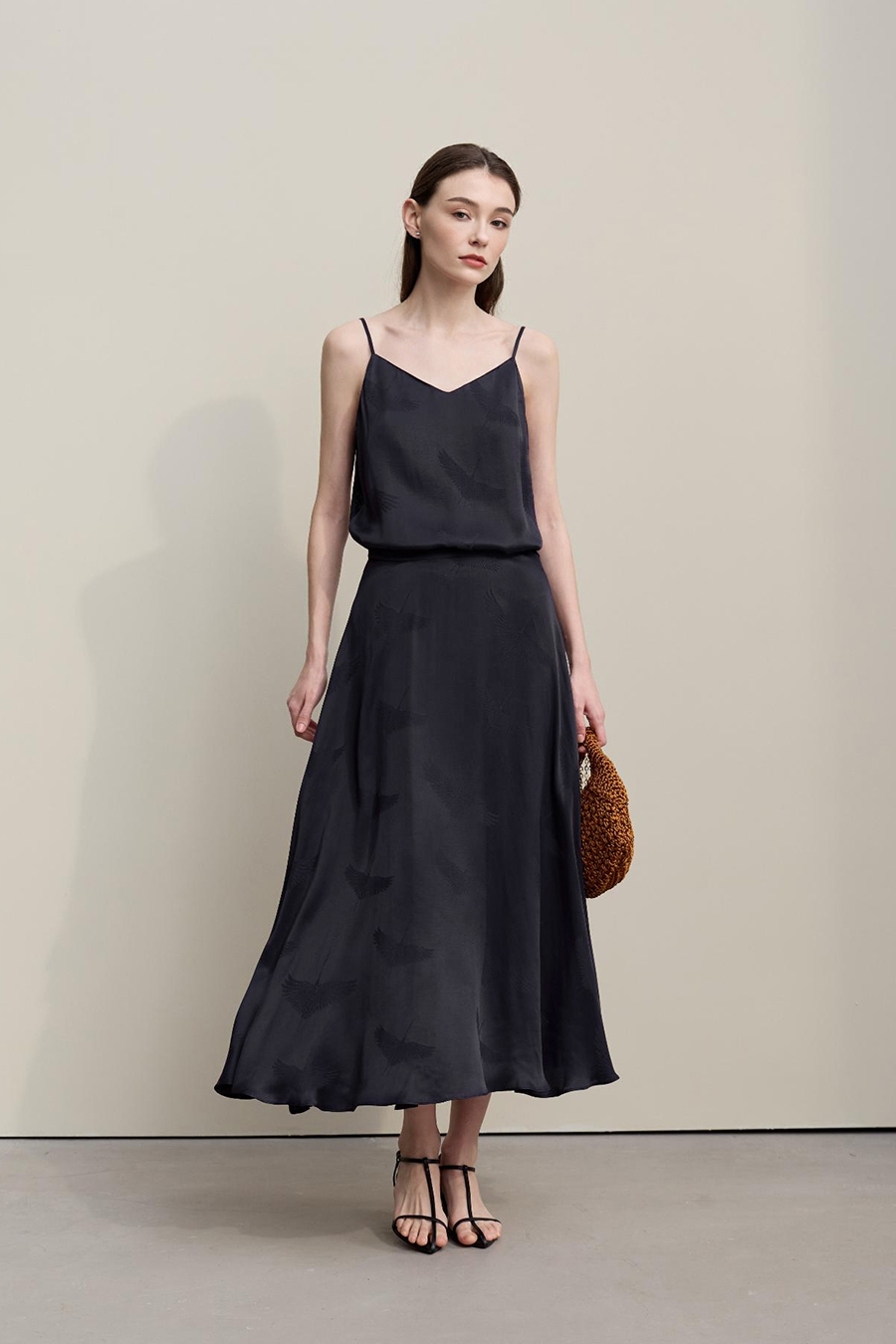 Crane jacquard camisole|AMII