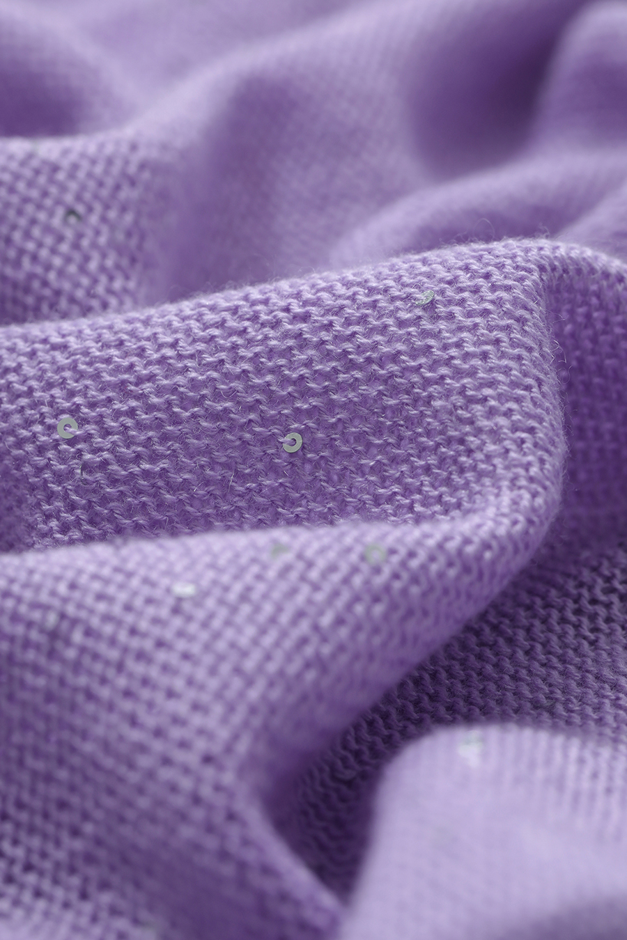 Sequin Yarn Knit Sweater