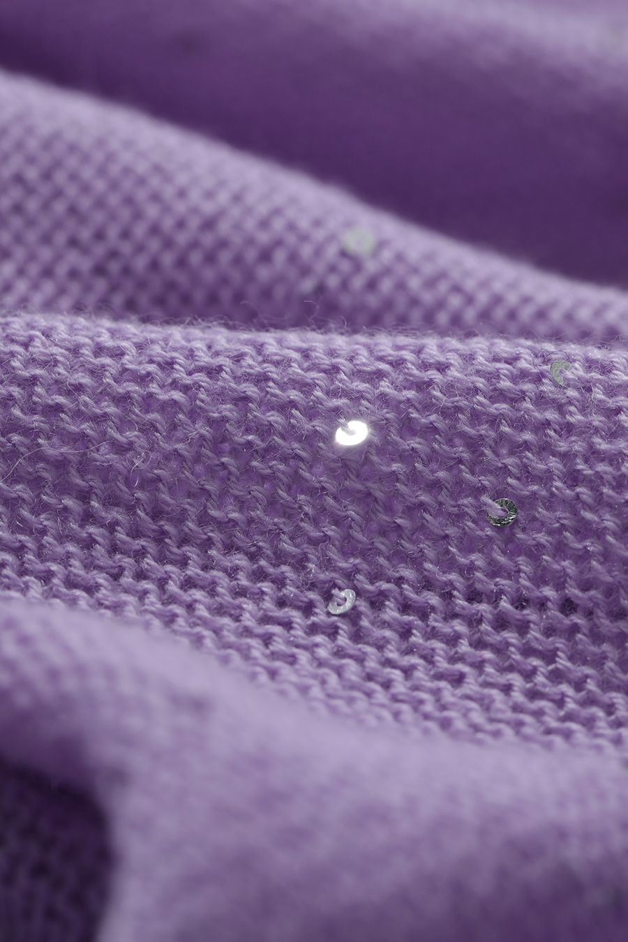 Sequin Yarn Knit Sweater