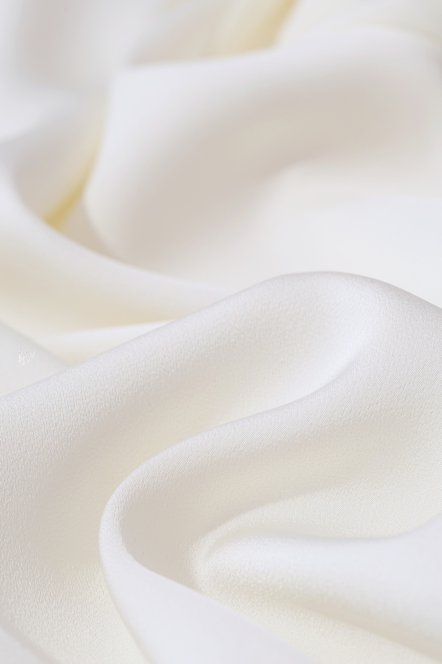 Contrast Fabric Spliced Chiffon Top