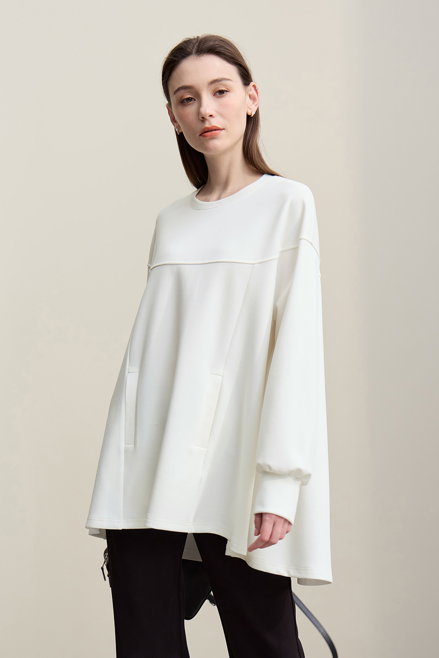 Cozy Oversized Longline Sweatshirt