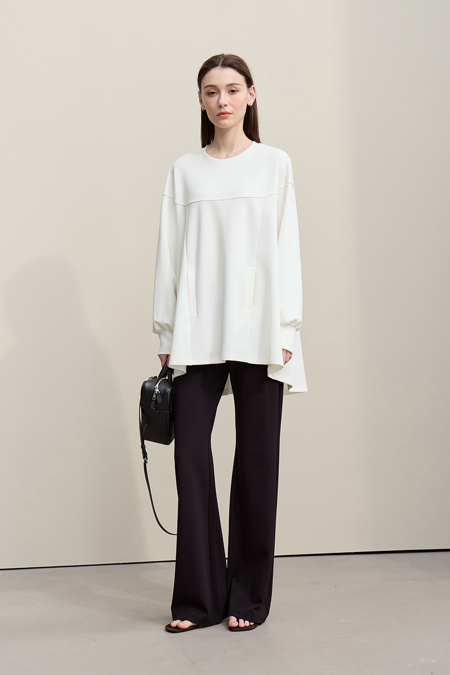 Cozy Oversized Longline Sweatshirt