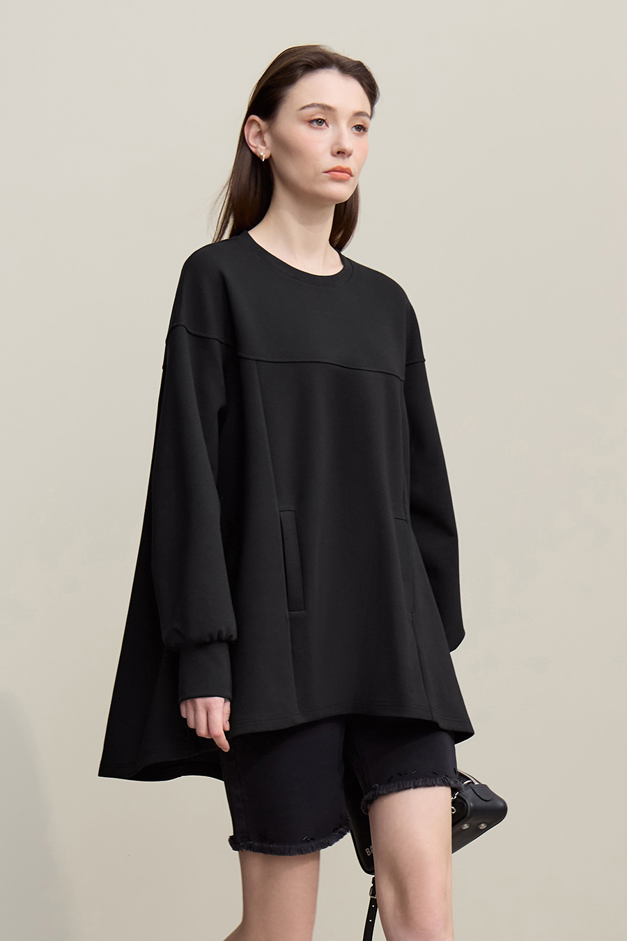 Cozy Oversized Longline Sweatshirt