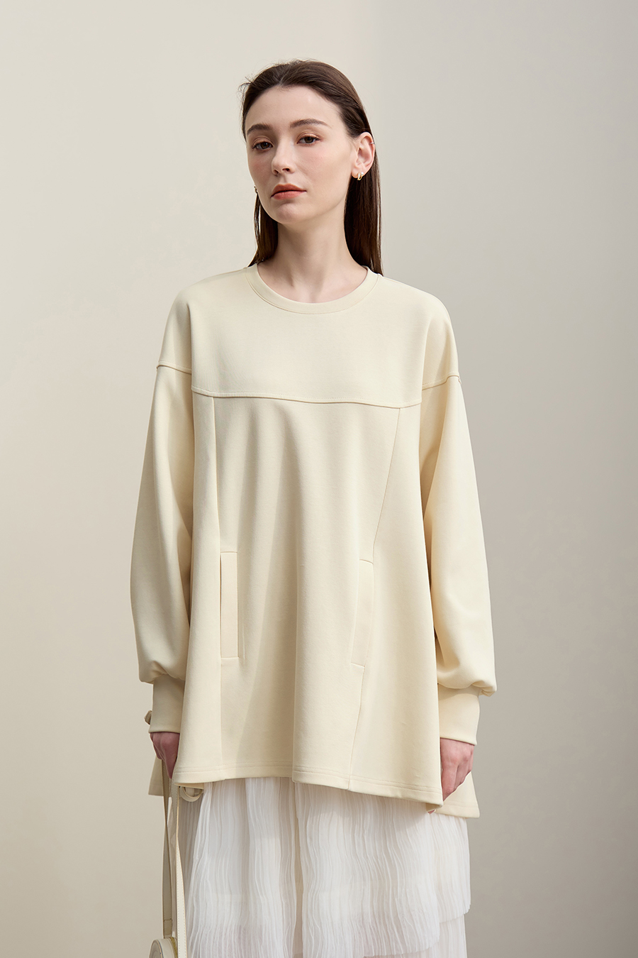 Cozy Oversized Longline Sweatshirt