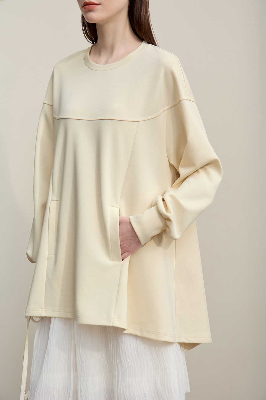 Cozy Oversized Longline Sweatshirt