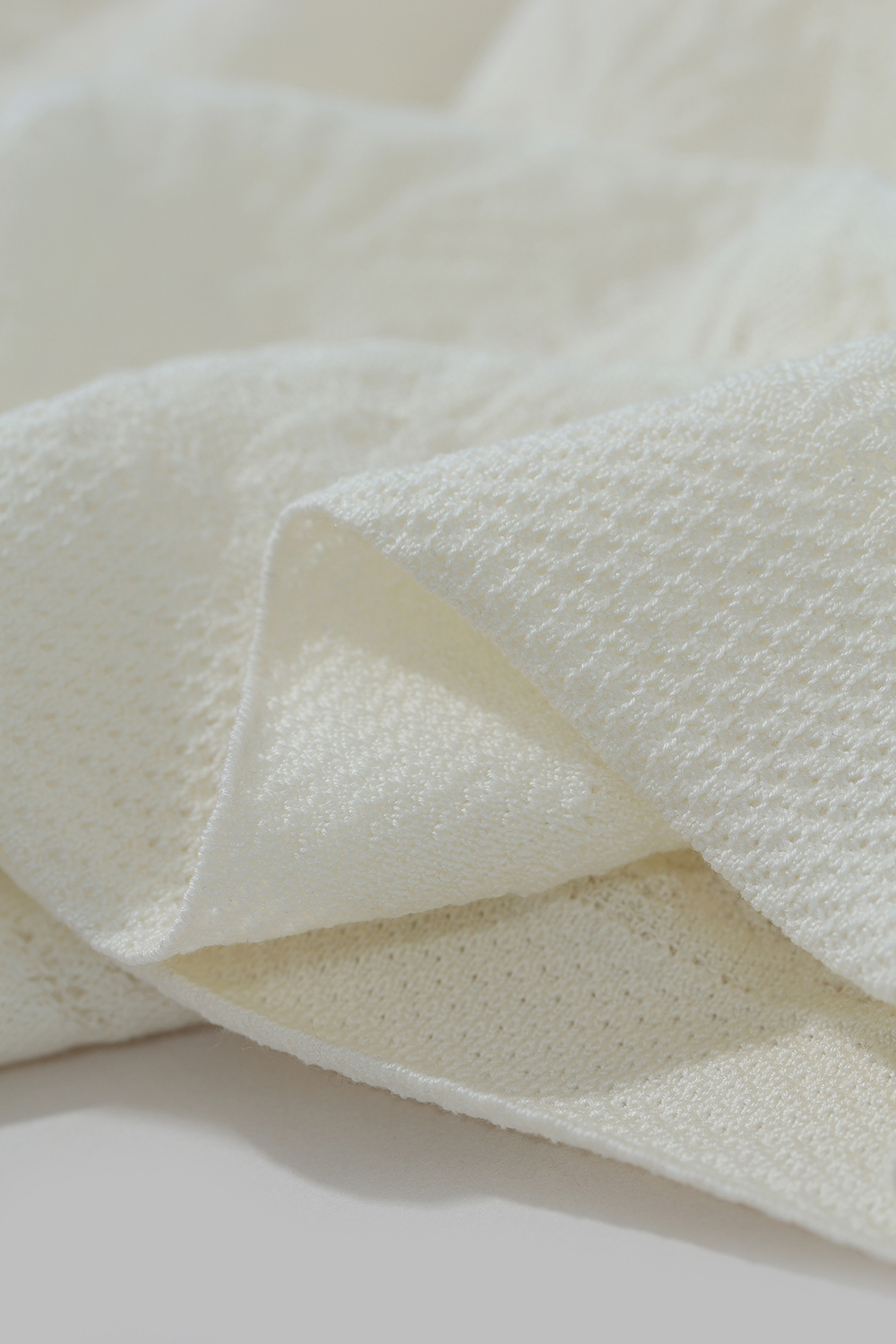 Round Neck Jacquard Knit Sweater