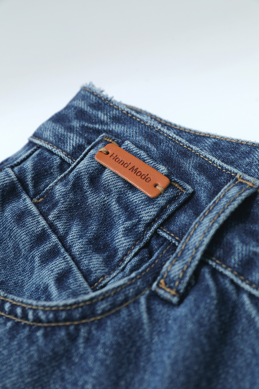 Cotton Flare Denim Pants