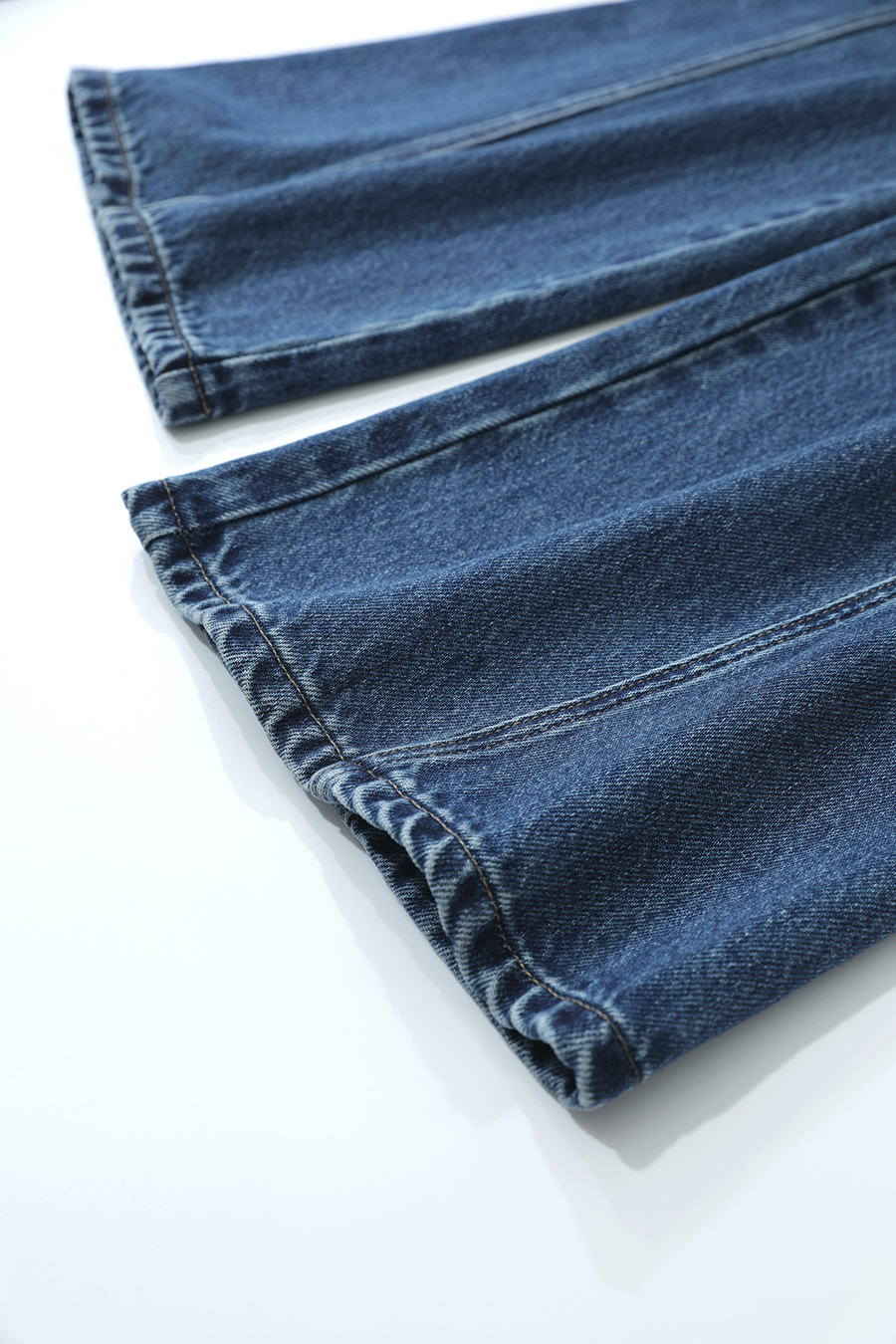 Cotton Flare Denim Pants