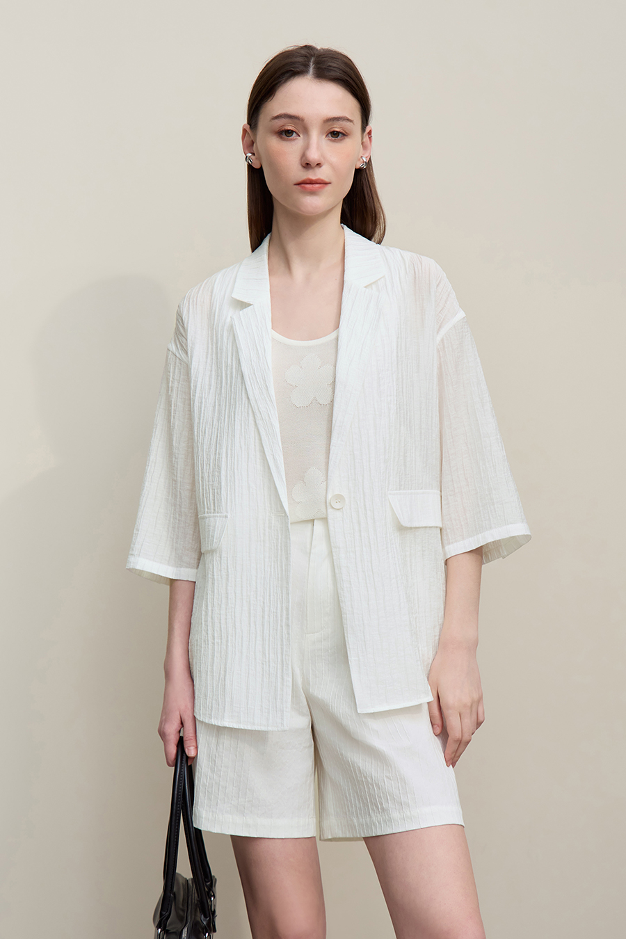 Acetate Lyocell Blazer