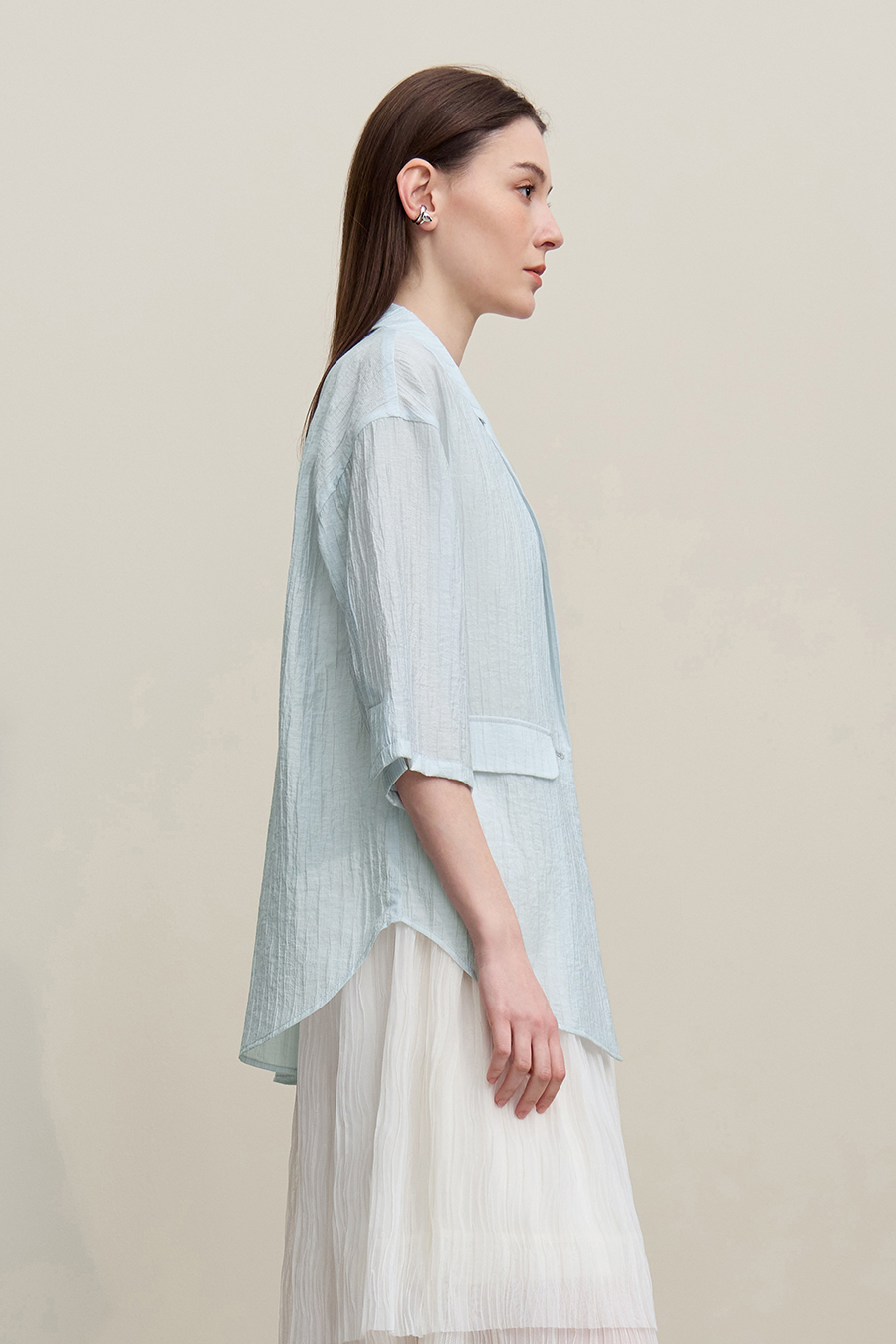 Acetate Lyocell Blazer