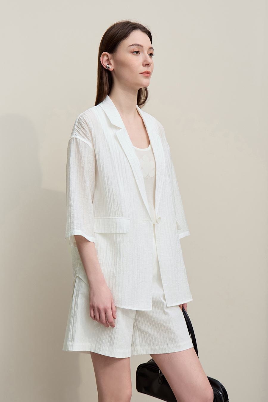 Acetate Lyocell Blazer