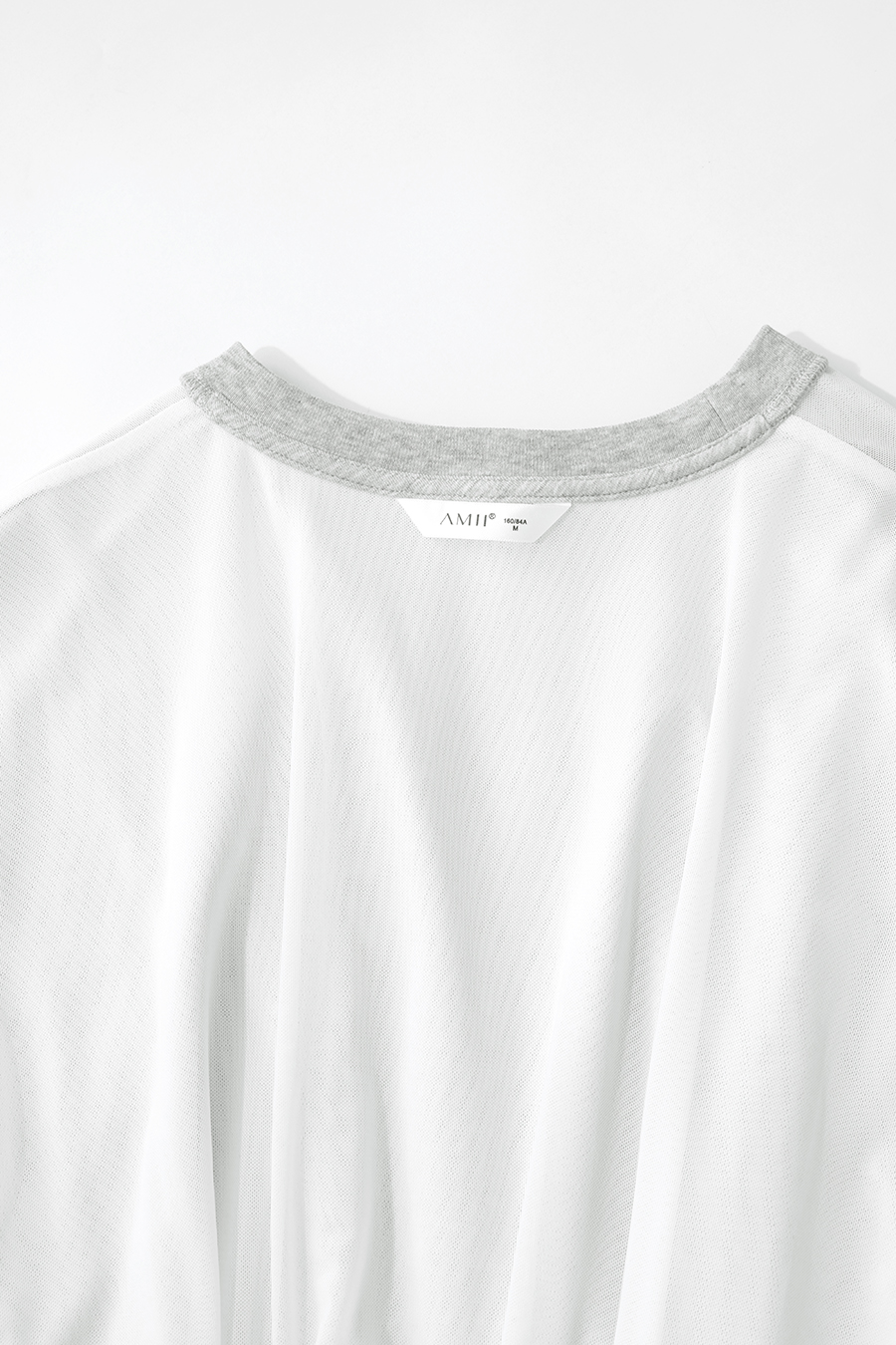 Round Neck Lantern Sleeve T-Shirt|AMII