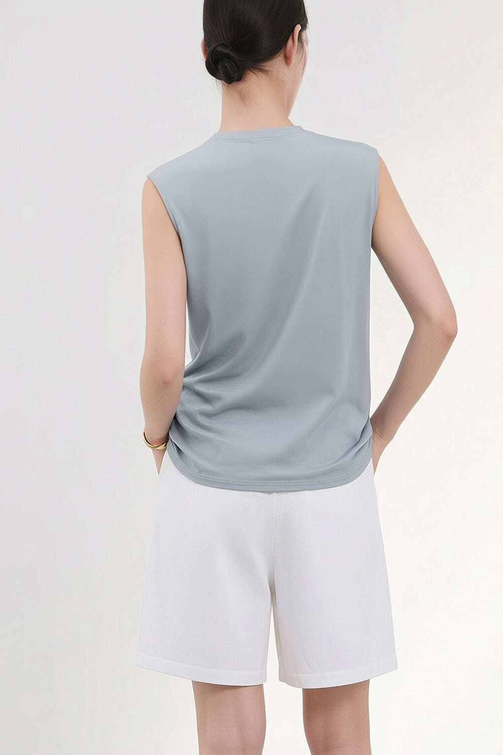 Jacquard Spliced Camisole|AMII